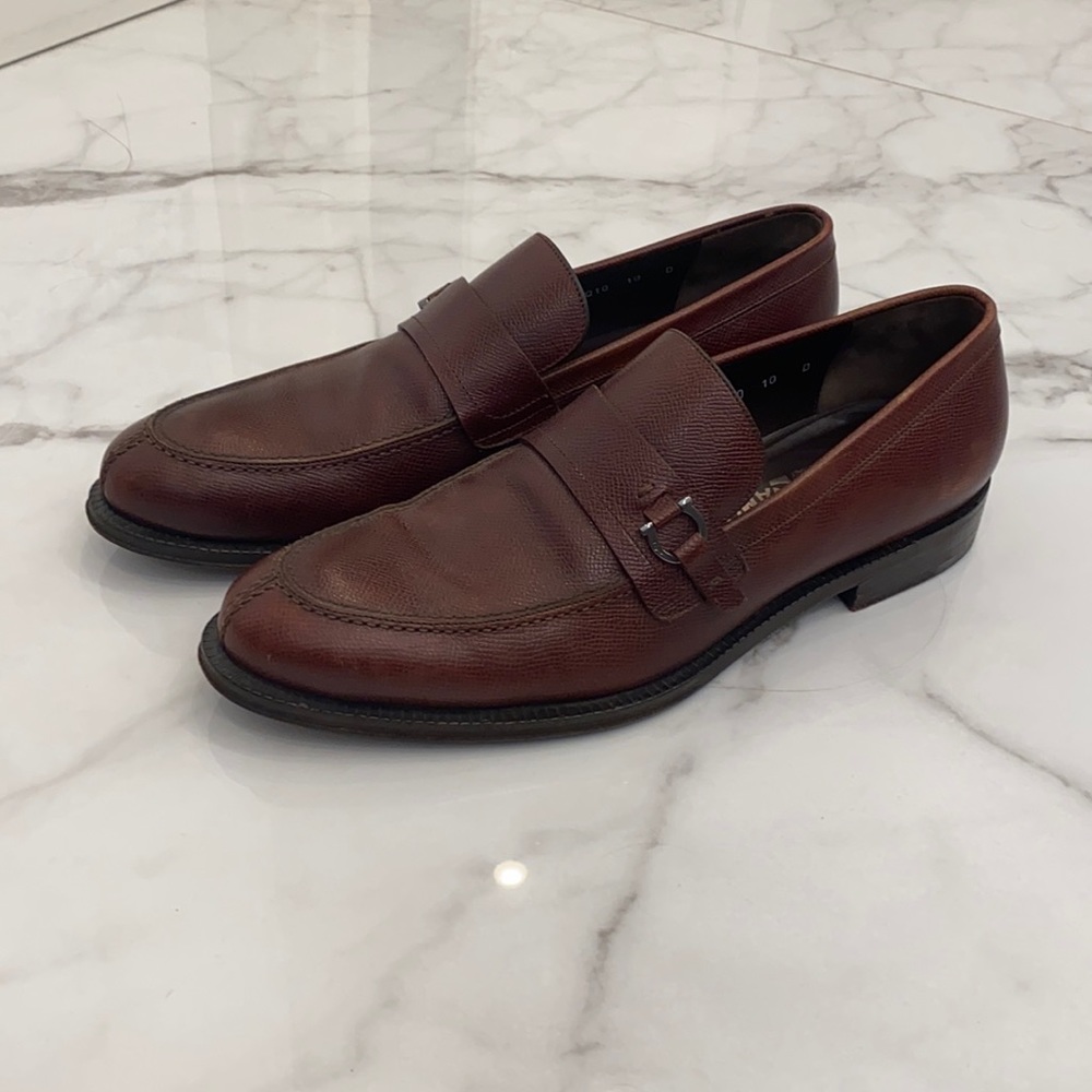 Slightly used Ferragamo moccasin